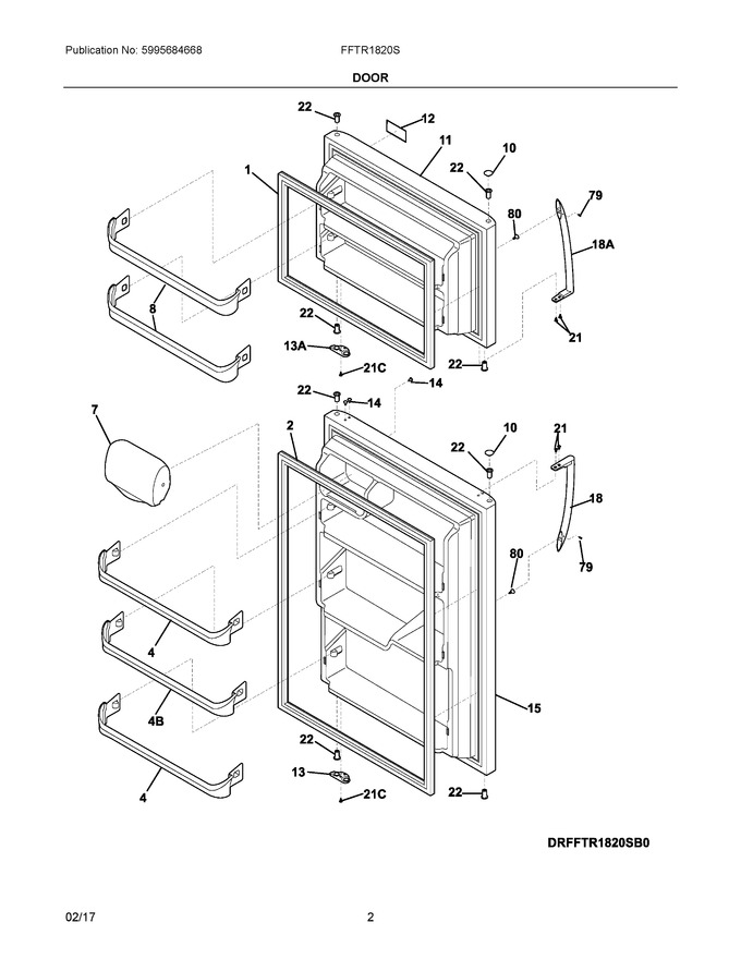 Diagram for FFTR1820SB4A