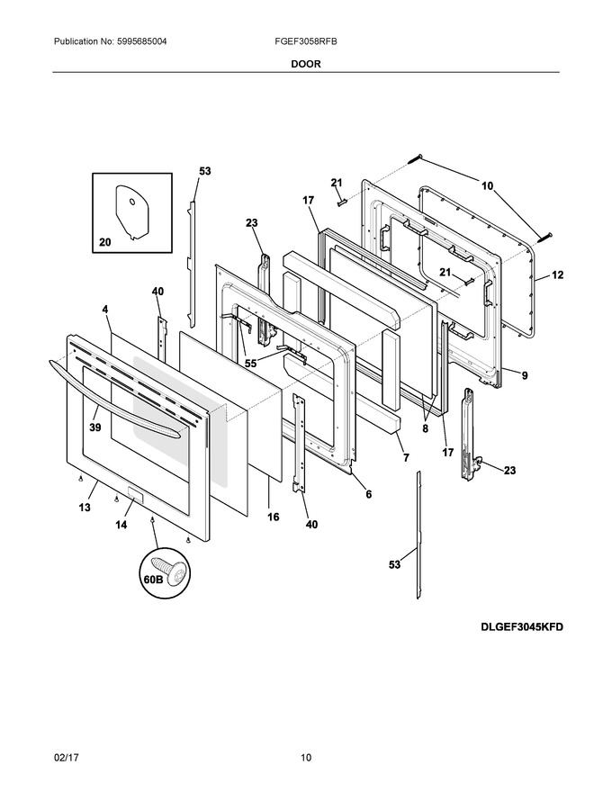 Diagram for FGEF3058RFB