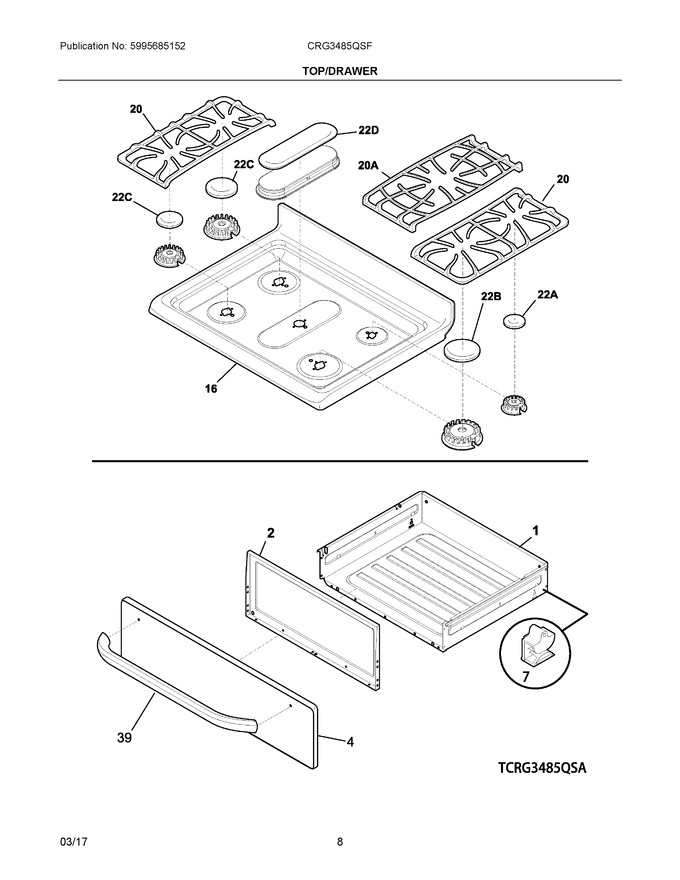 Diagram for CRG3485QSF