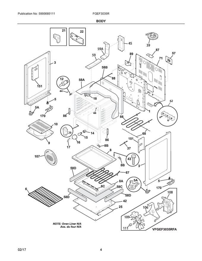 Diagram for FGEF3035RWB