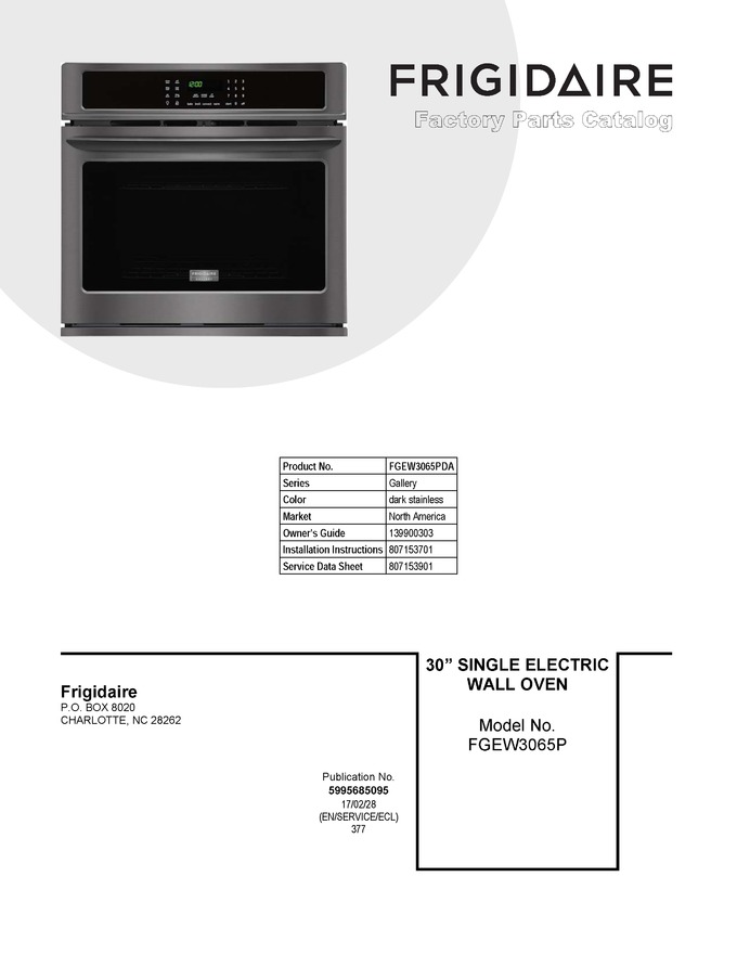Diagram for FGEW3065PDA