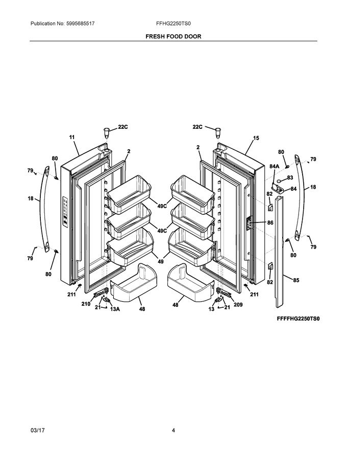 Diagram for FFHG2250TS0