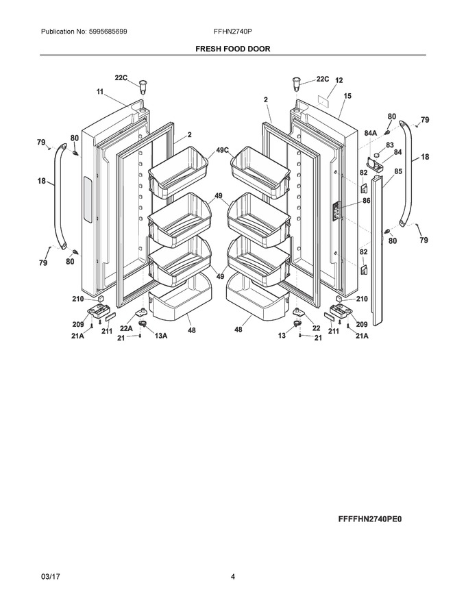 Diagram for FFHN2740PECA