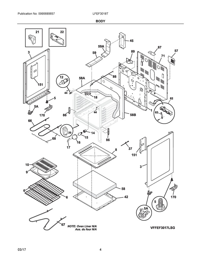 Diagram for LFEF3018TBA