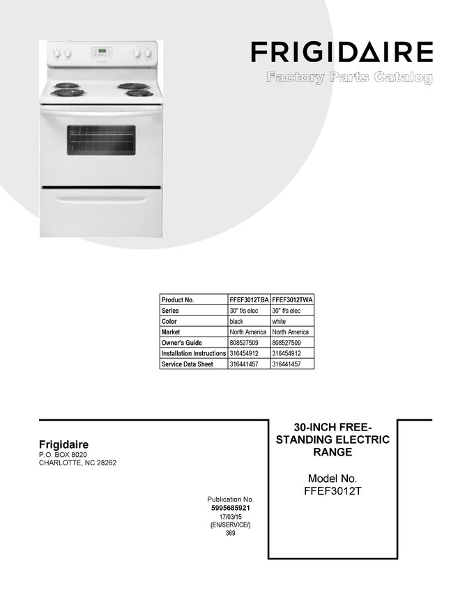 Diagram for FFEF3012TBA