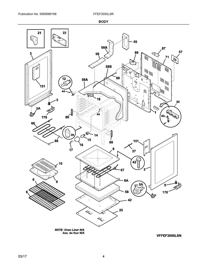 Diagram for FFEF3050LSR