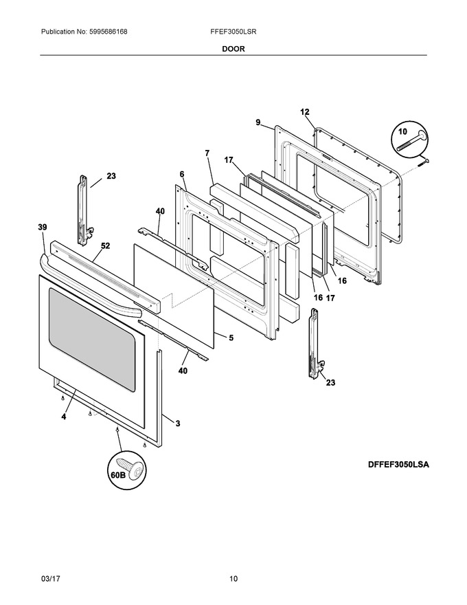 Diagram for FFEF3050LSR
