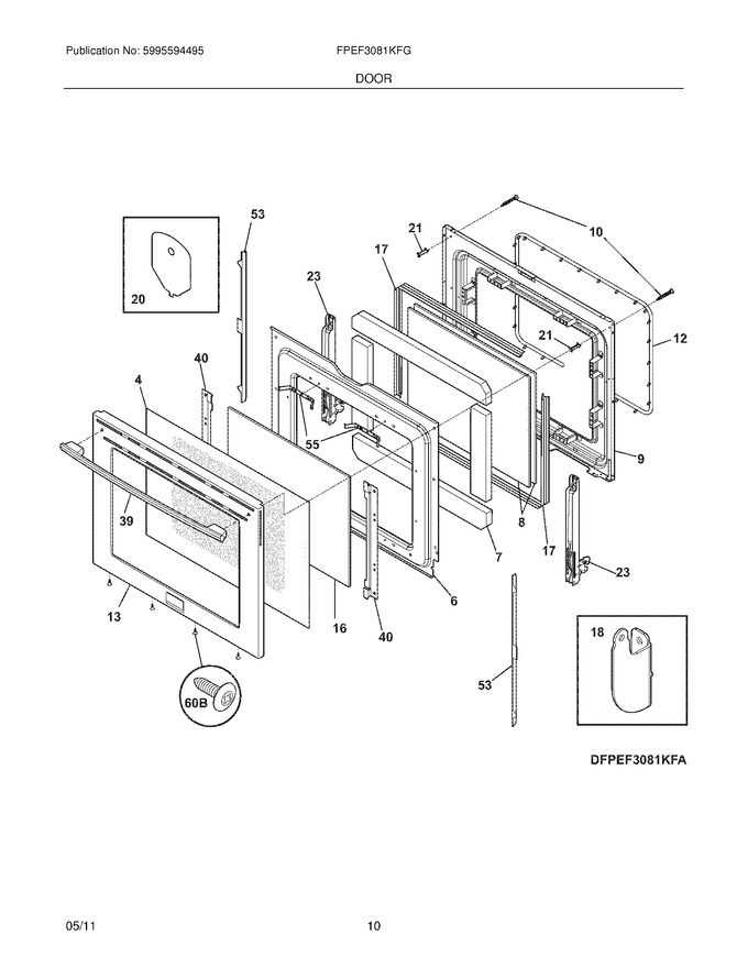 Diagram for FPEF3081KFG