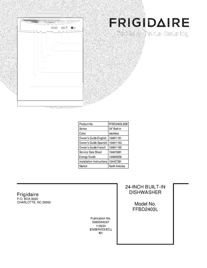 Diagram for FFBD2403LS0B