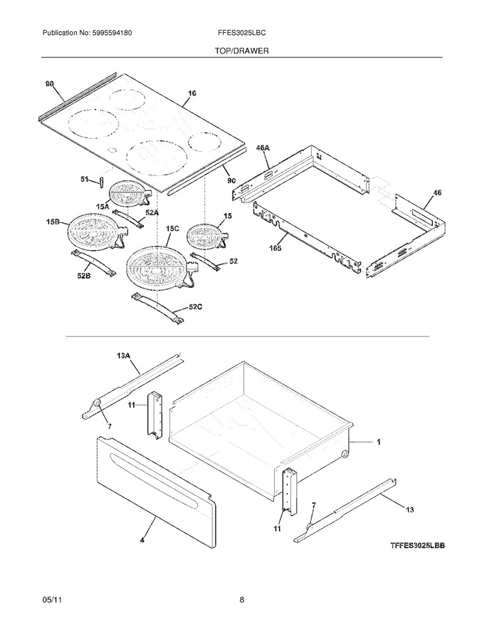 Diagram for FFES3025LBC