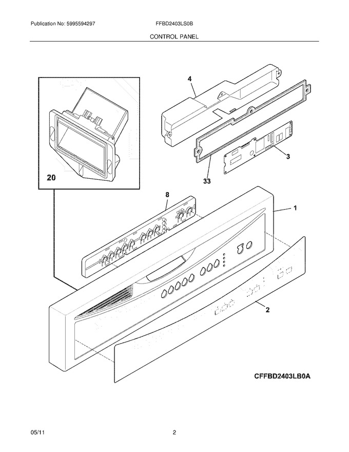 Diagram for FFBD2403LS0B