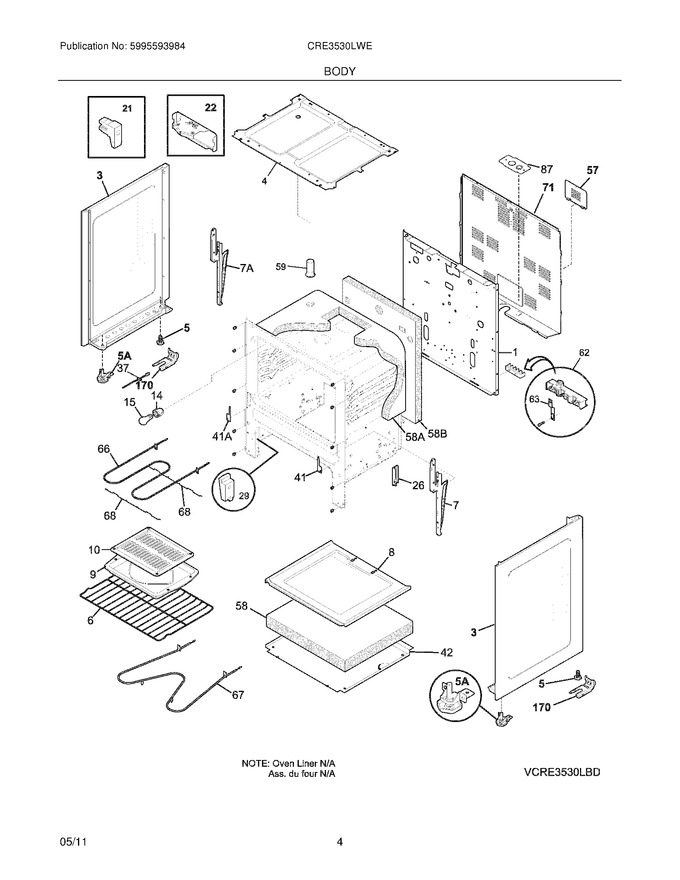 Diagram for CRE3530LWE