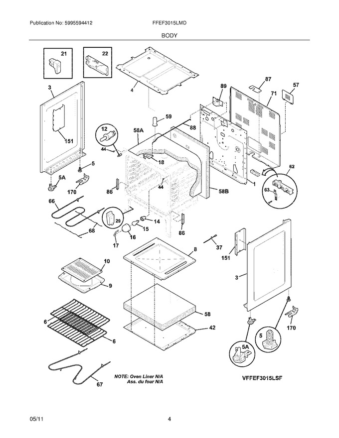 Diagram for FFEF3015LMD