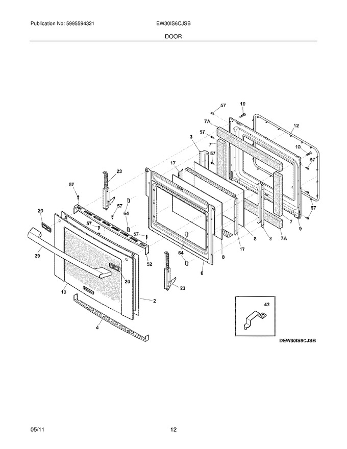 Diagram for EW30IS6CJSB