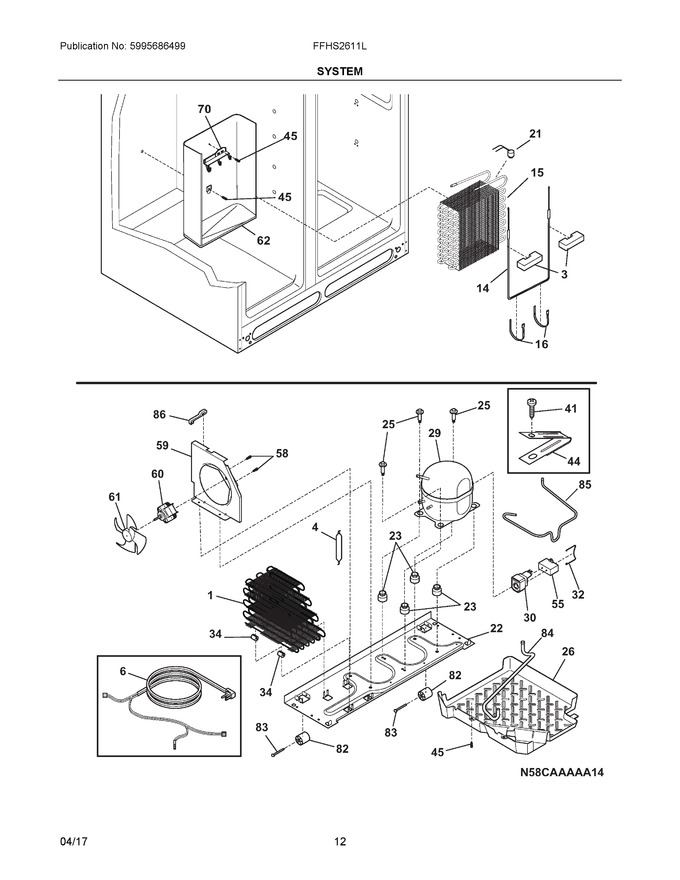 Diagram for FFHS2611LWKA