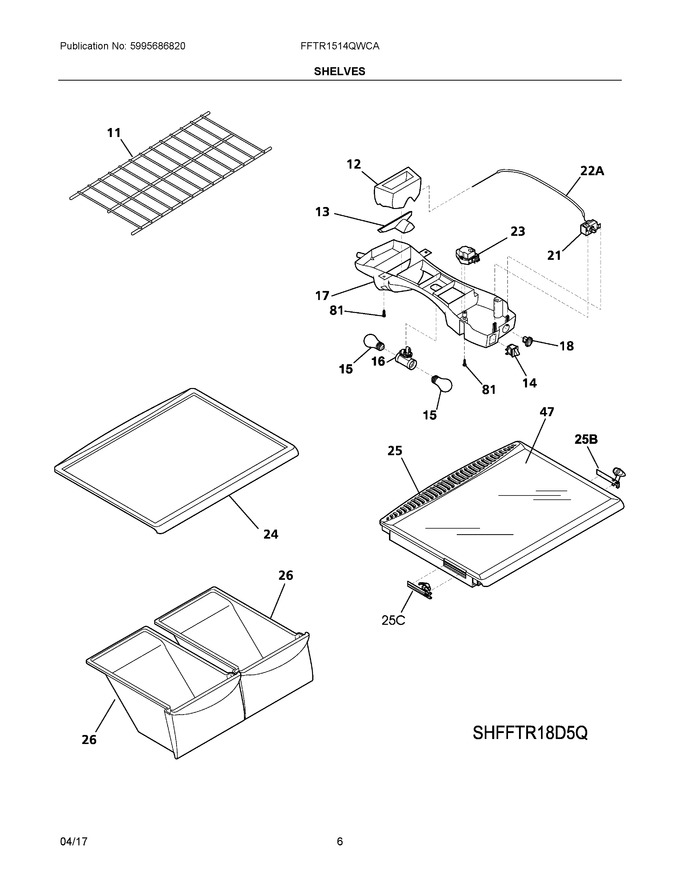Diagram for FFTR1514QWCA
