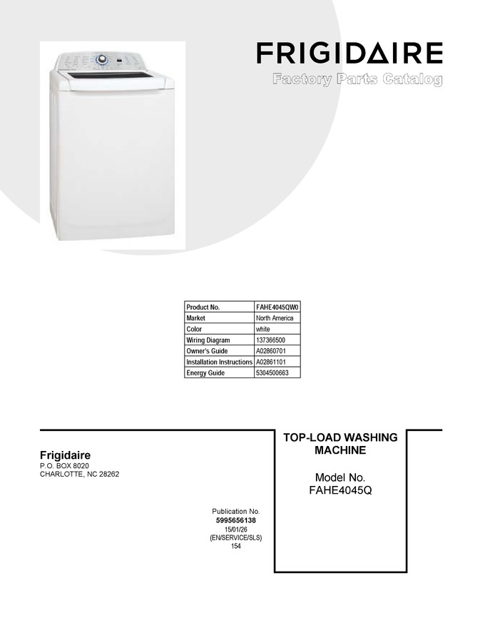 Diagram for FAHE4045QW0