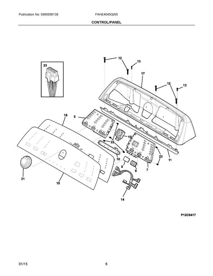 Diagram for FAHE4045QW0