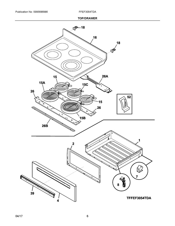 Diagram for FFEF3054TDA