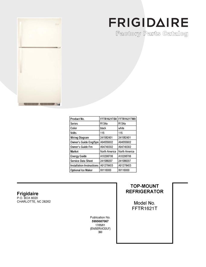 Diagram for FFTR1621TB0