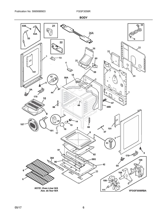 Diagram for FGGF3058RBD