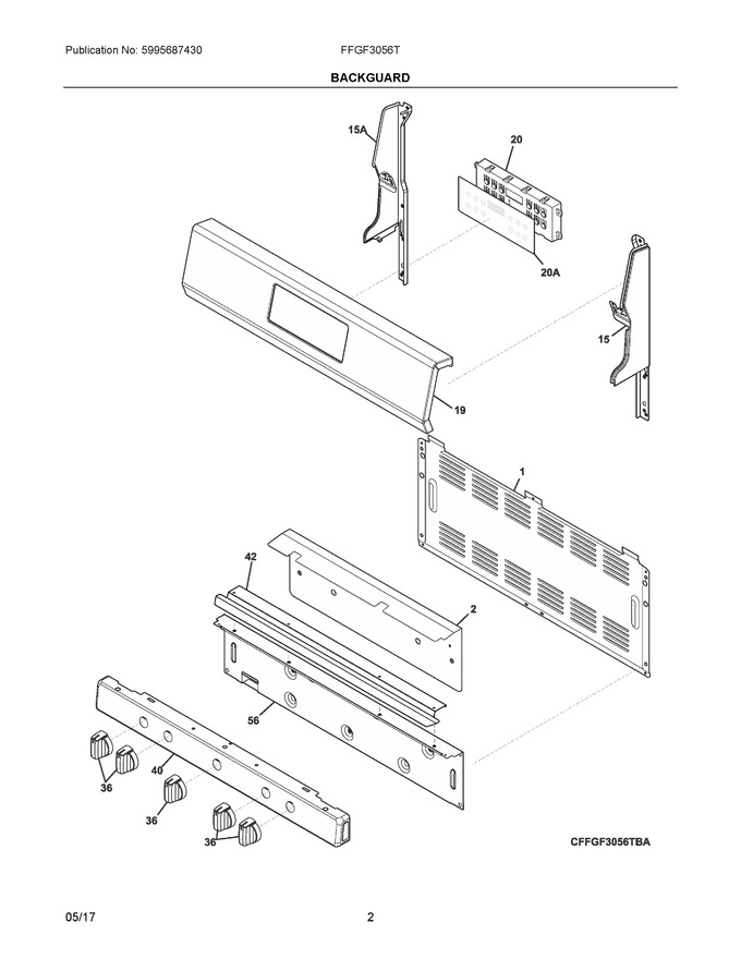 Diagram for FFGF3056TWA