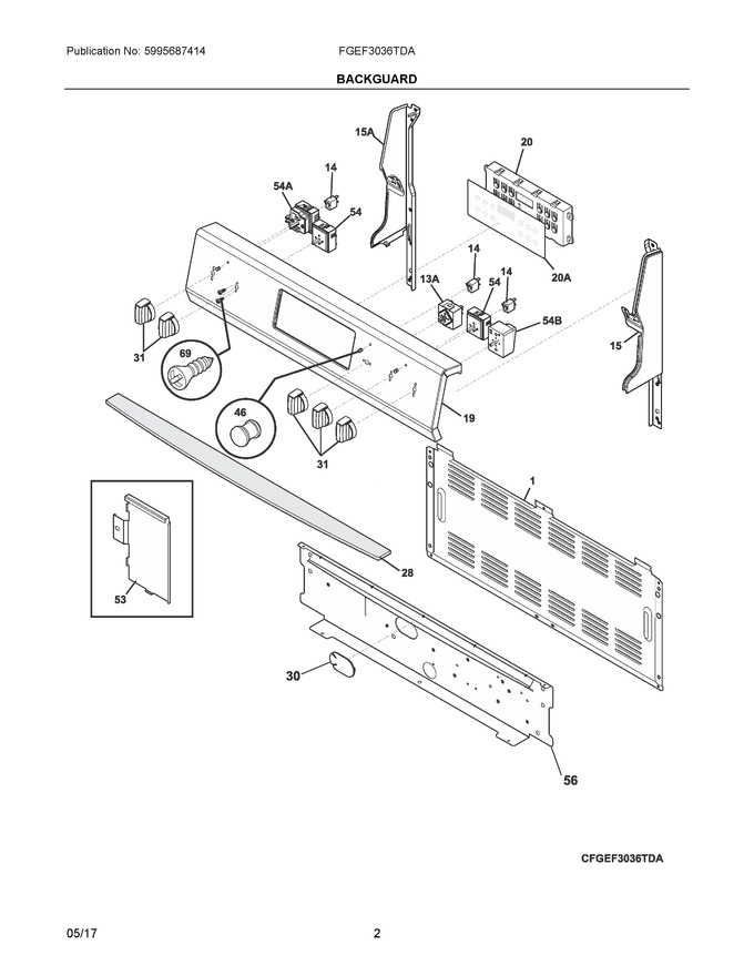 Diagram for FGEF3036TDA