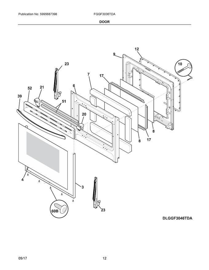 Diagram for FGGF3036TDA