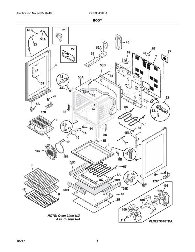 Diagram for LGEF3046TDA