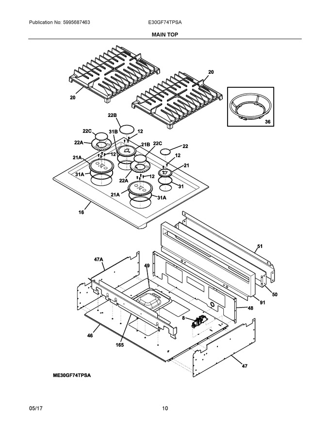Diagram for E30GF74TPSA