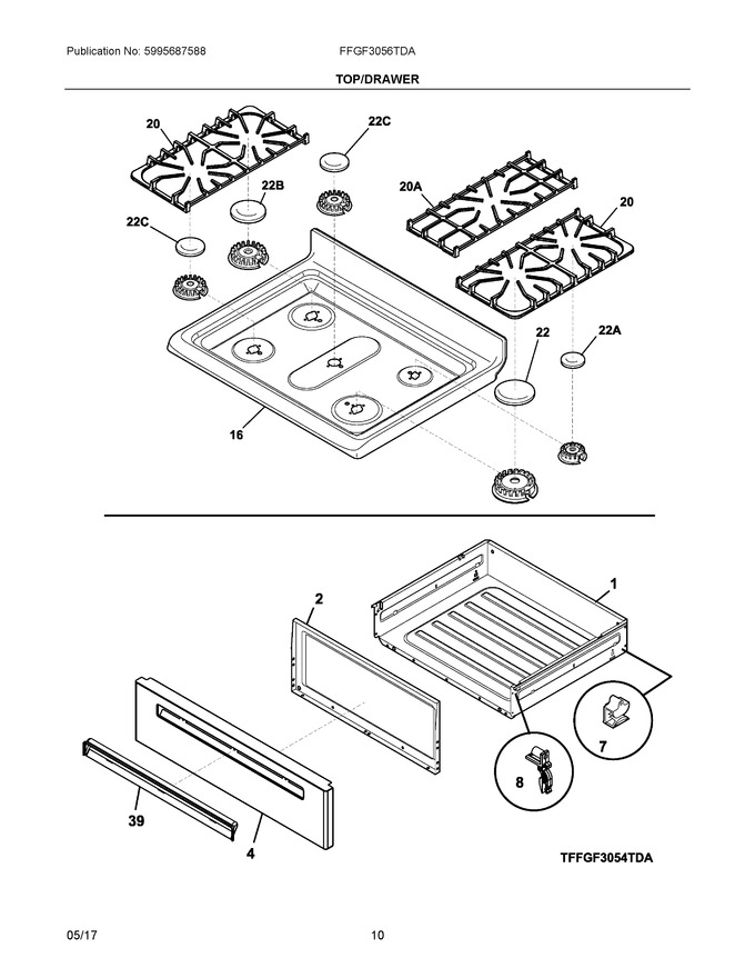 Diagram for FFGF3056TDA