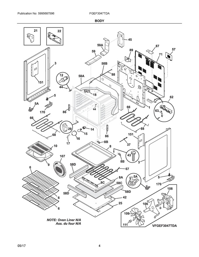 Diagram for FGEF3047TDA