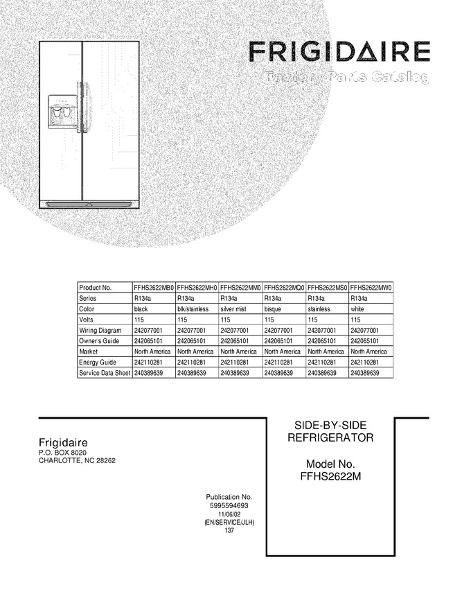 Diagram for FFHS2622MH0