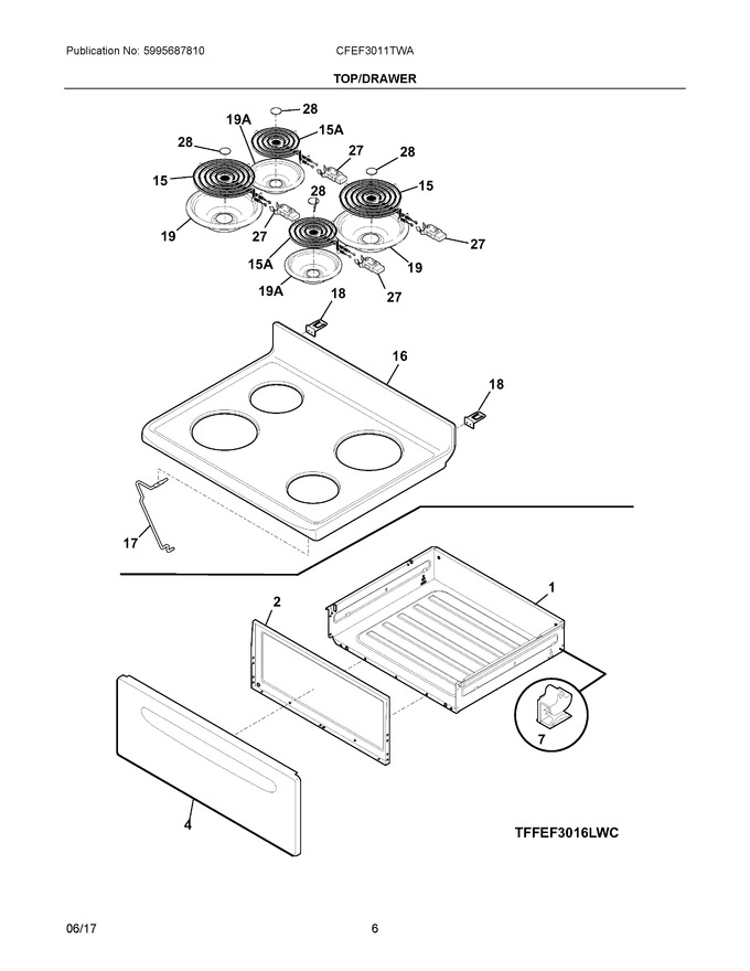Diagram for CFEF3011TWA