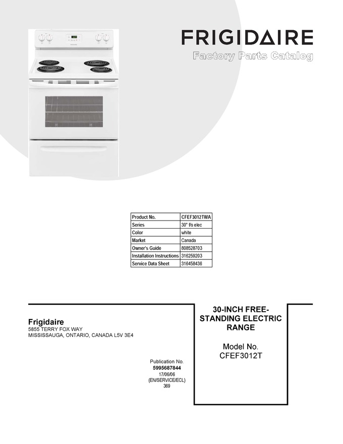 Diagram for CFEF3012TWA