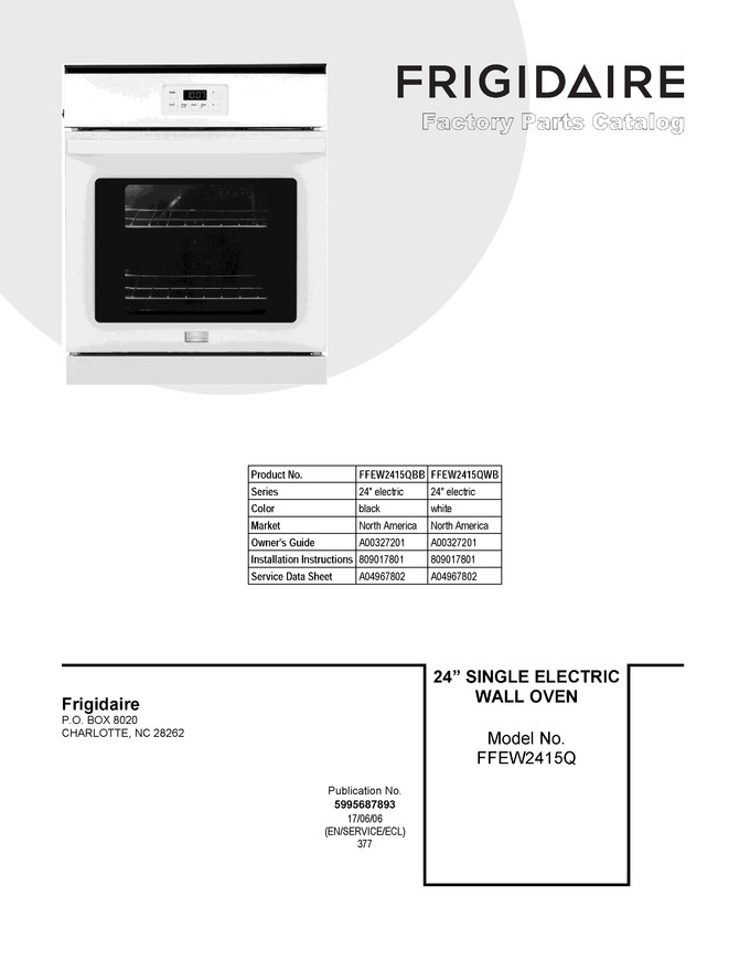 Diagram for FFEW2415QWB