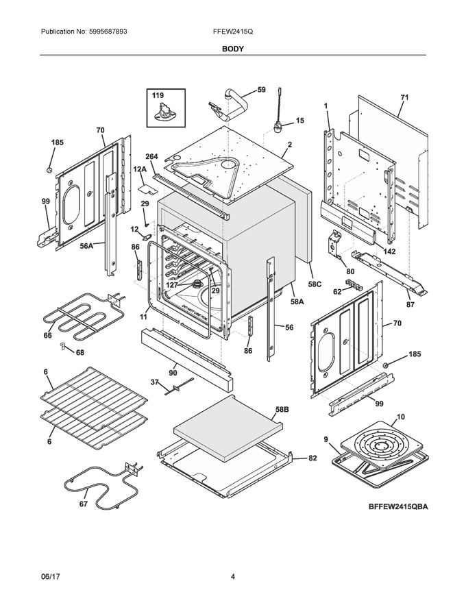 Diagram for FFEW2415QWB