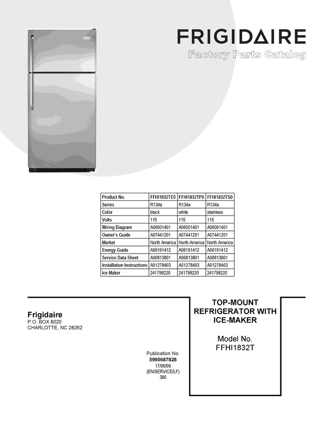 Diagram for FFHI1832TS0