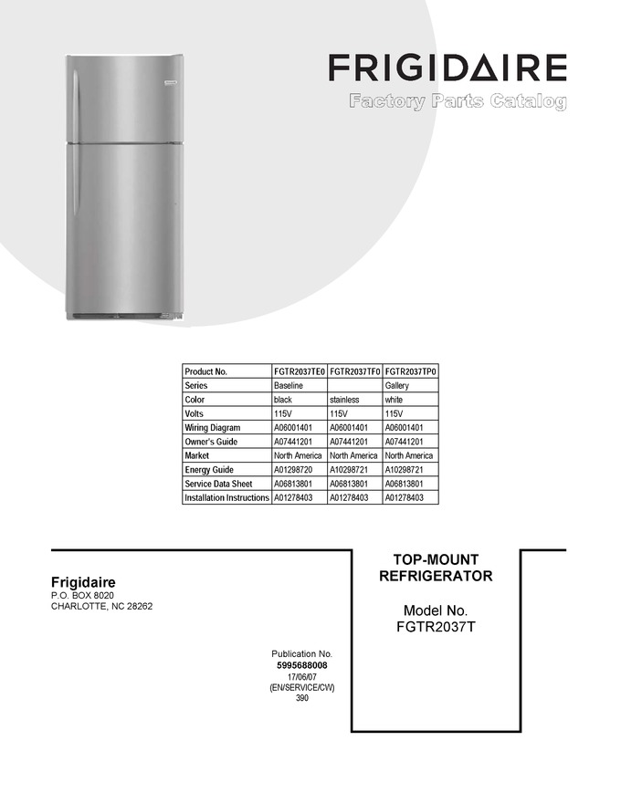 Diagram for FGTR2037TE0