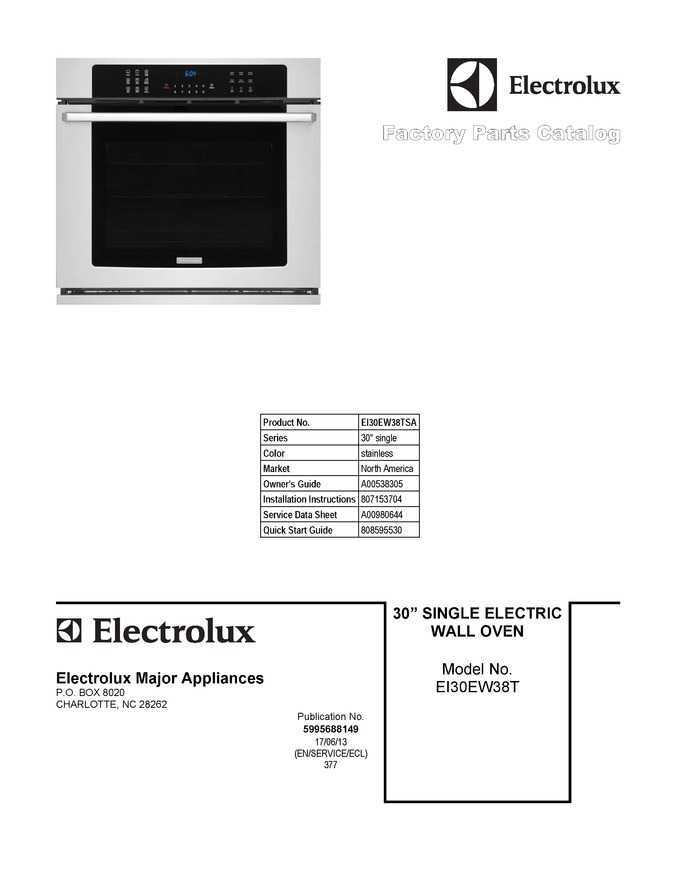 Diagram for EI30EW38TSA