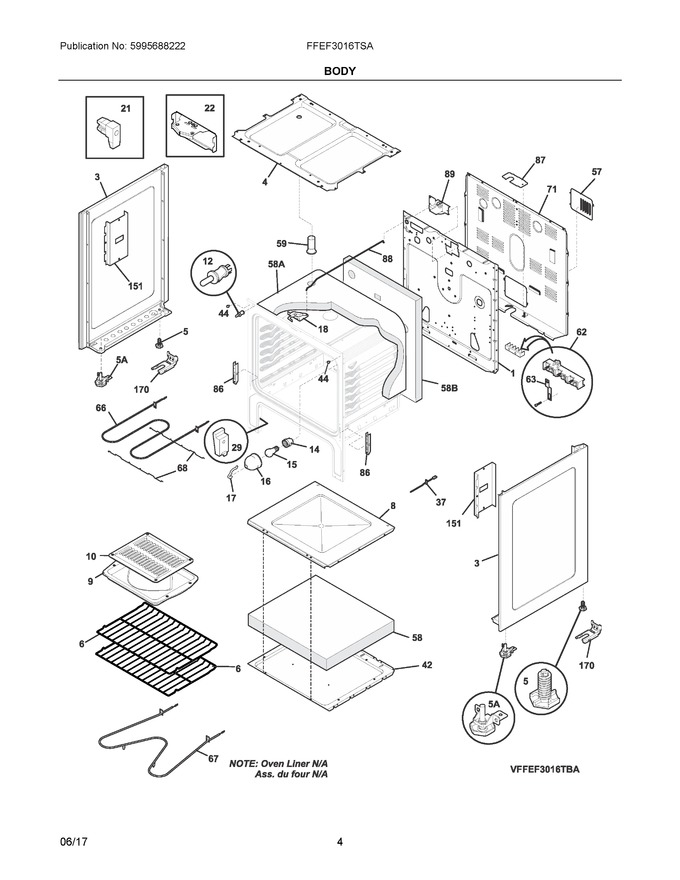 Diagram for FFEF3016TSA