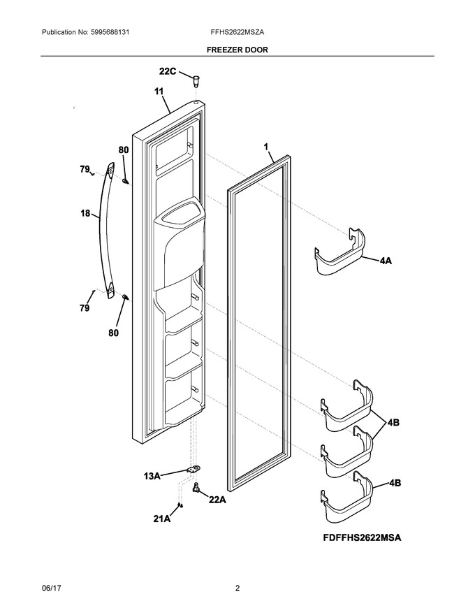 Diagram for FFHS2622MSZA