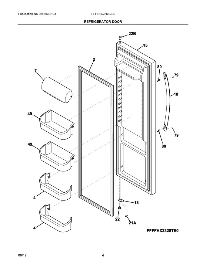 Diagram for FFHS2622MSZA