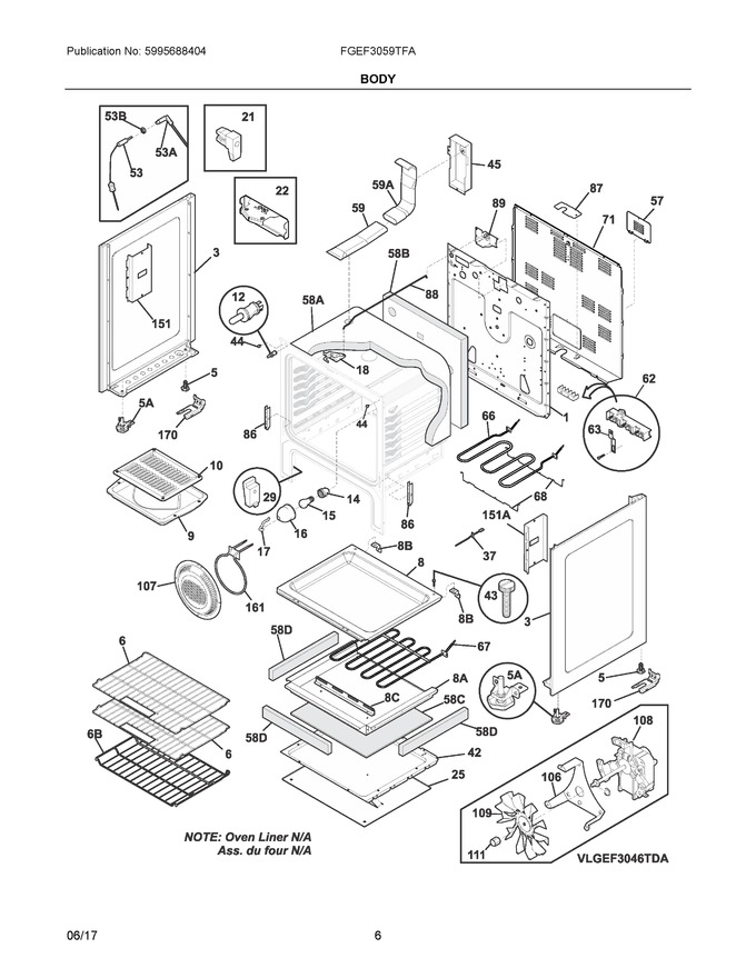 Diagram for FGEF3059TFA