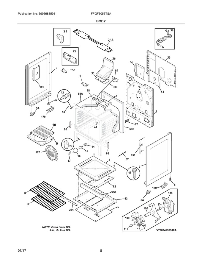 Diagram for FFGF3056TSA