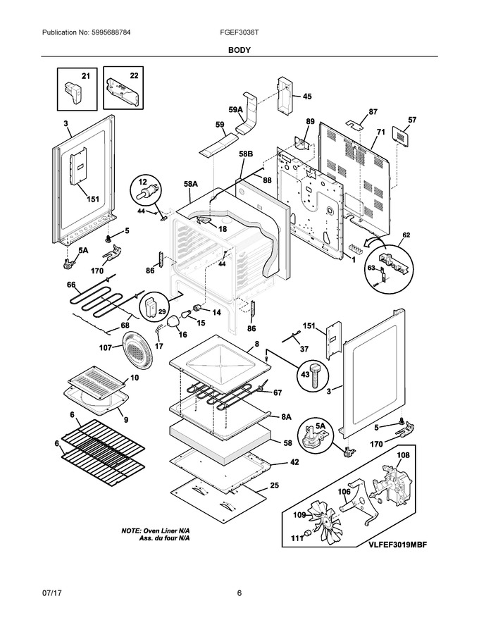 Diagram for FGEF3036TWA