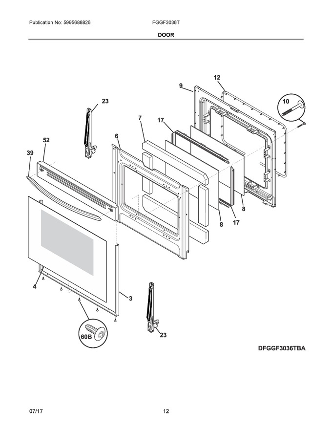 Diagram for FGGF3036TWA