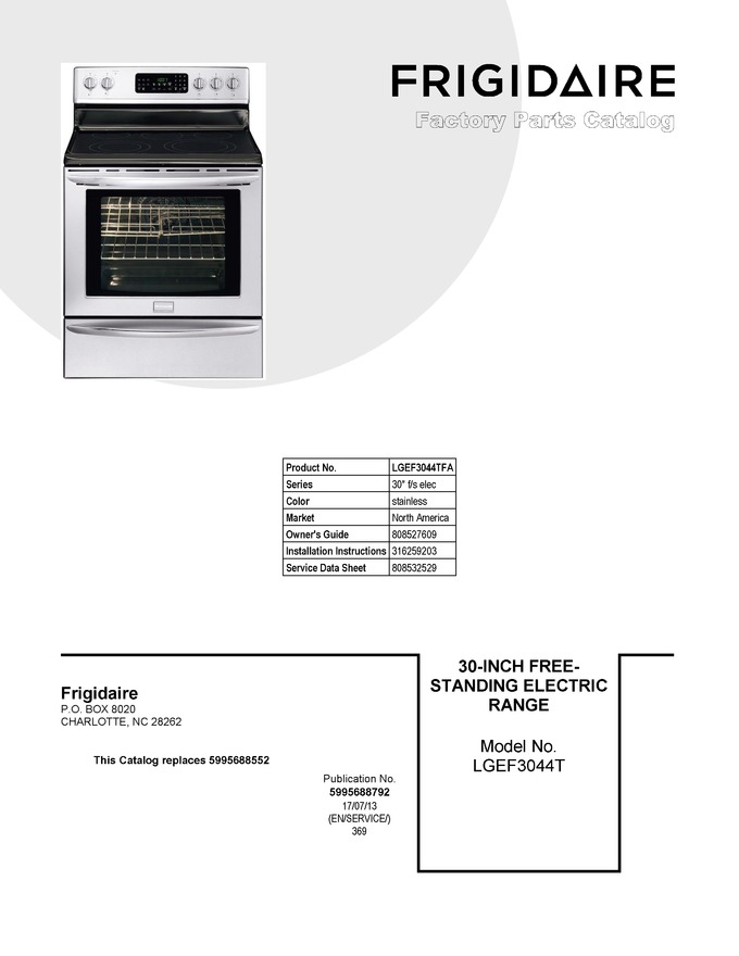 Diagram for LGEF3044TFA