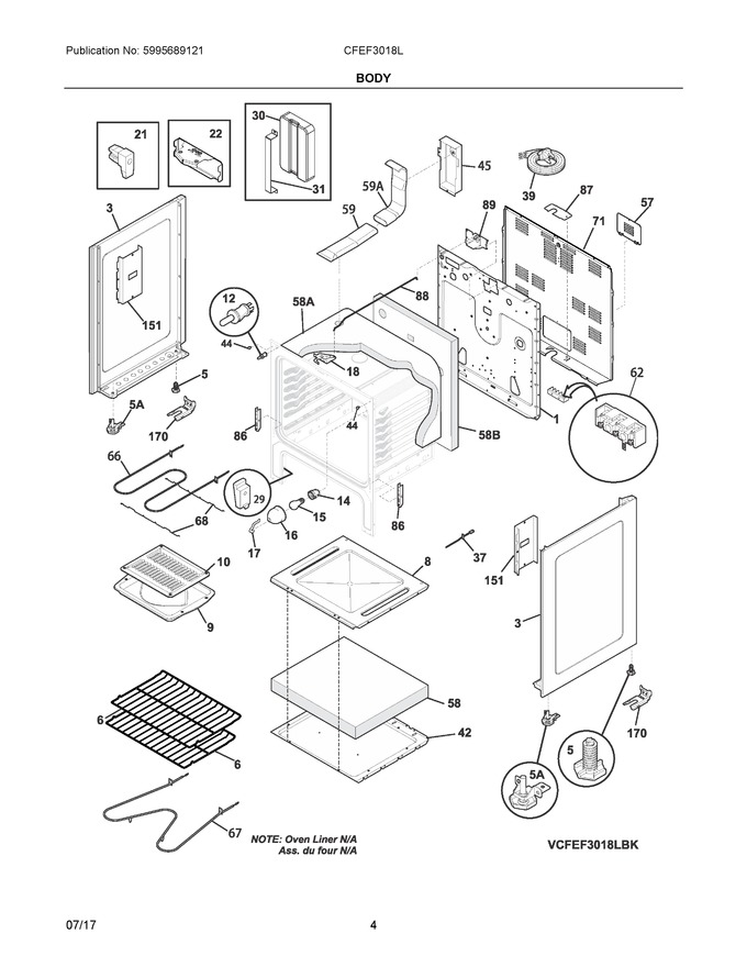 Diagram for CFEF3018LBK