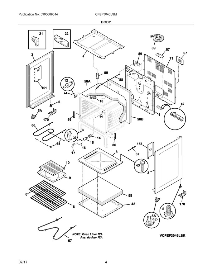 Diagram for CFEF3046LSM